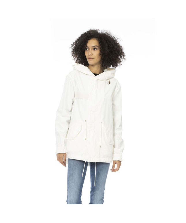 Mr&Mrs Italy White Cotton Women Parka