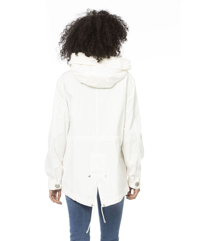 Mr&Mrs Italy White Cotton Women Parka