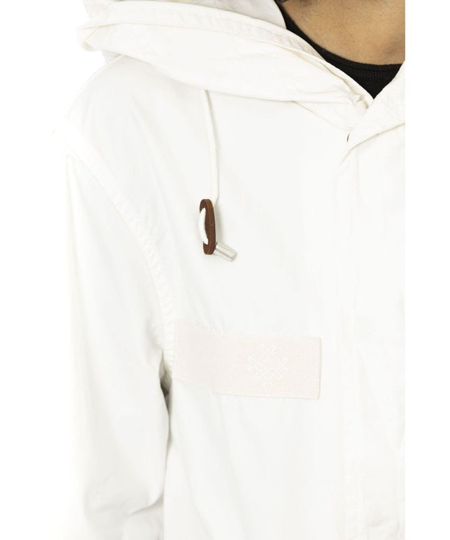 Mr&Mrs Italy White Cotton Women Parka