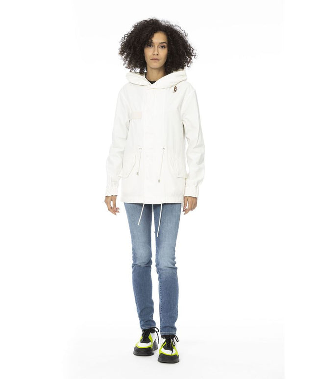 Mr&Mrs Italy White Cotton Women Parka