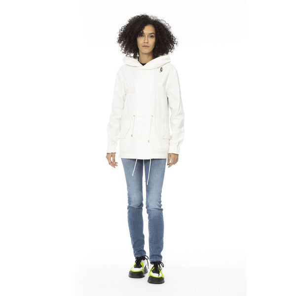 Mr&Mrs Italy White Cotton Women Parka