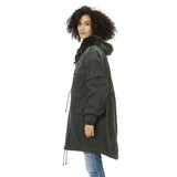 Mr&Mrs Italy Green Cotton Women Parka