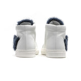 Mr&Mrs Italy White Leather Women Sneaker