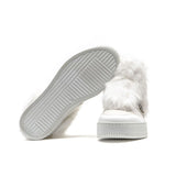 Mr&Mrs Italy White Cotton Women Sneaker