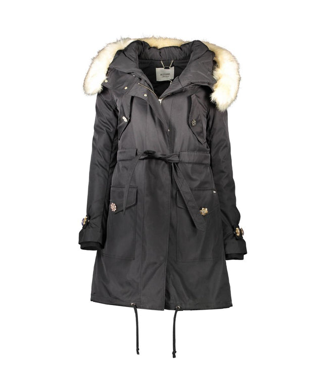 Blugirl Black Polyester Jackets & Coat