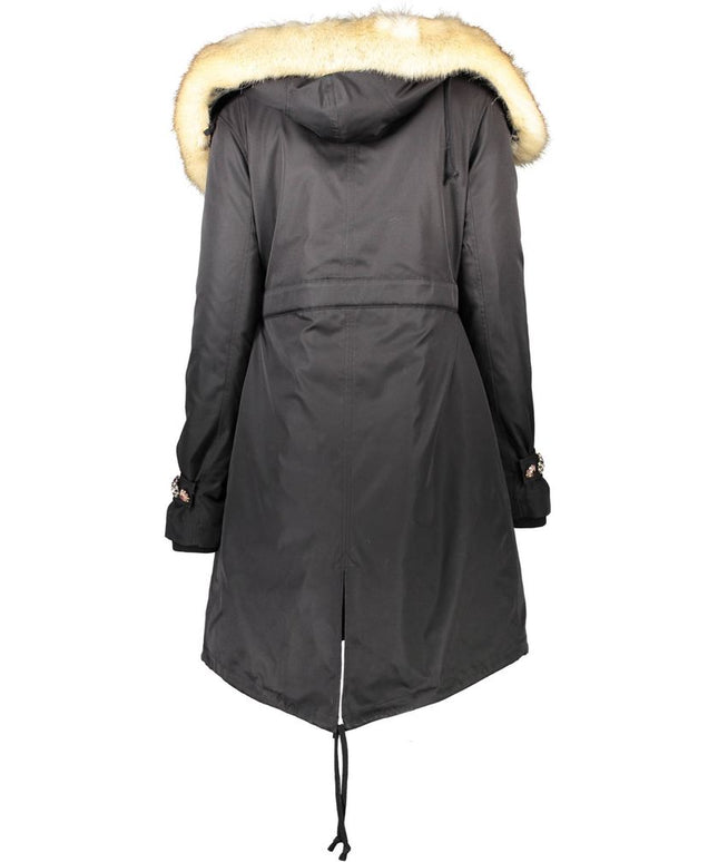 Blugirl Black Polyester Jackets & Coat