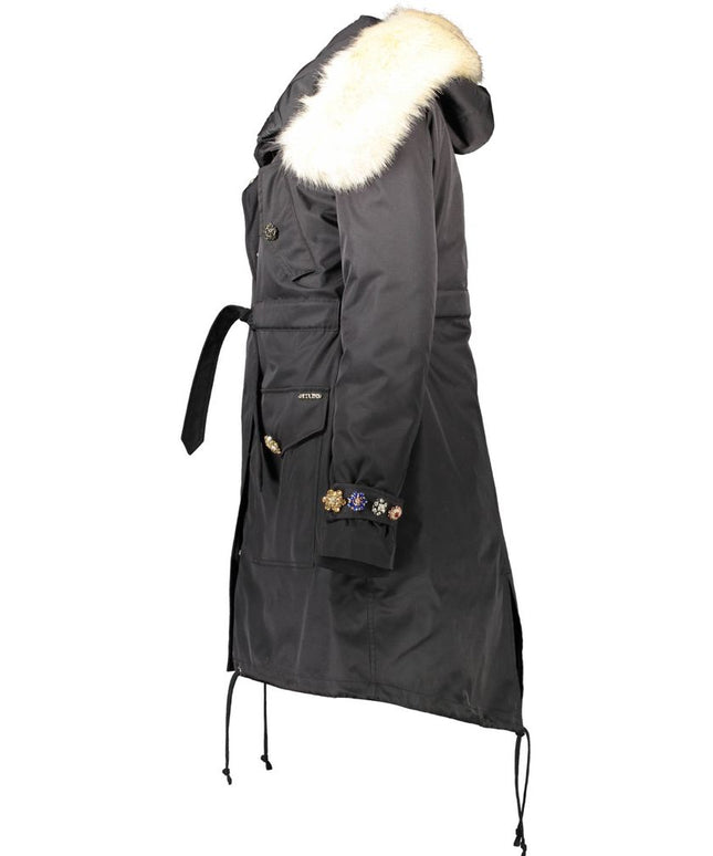 Blugirl Black Polyester Jackets & Coat