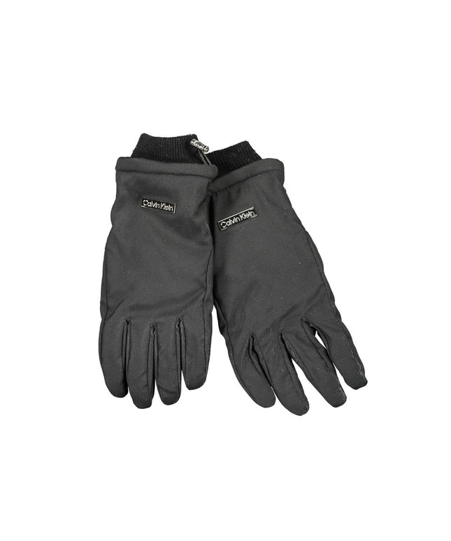Calvin Klein Black Polyester Glove
