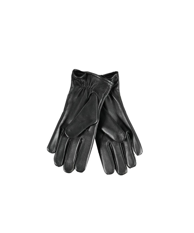 Guess Jeans Black Leather Glove