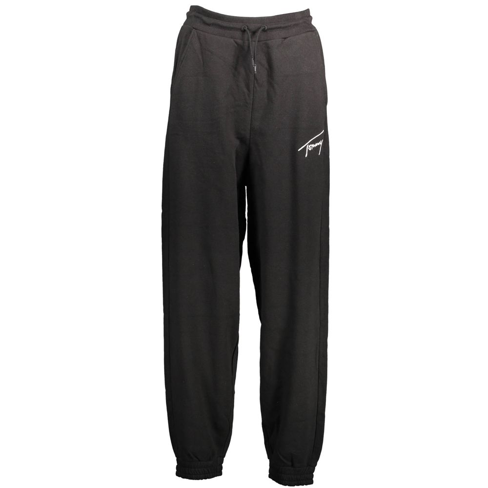 Tommy Hilfiger Black Cotton Pant