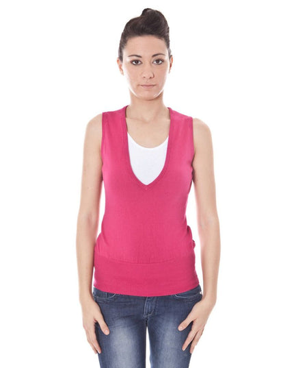 Datch Pink Cotton Waistcoat