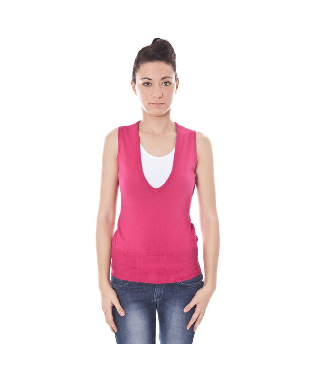 Datch Pink Cotton Waistcoat