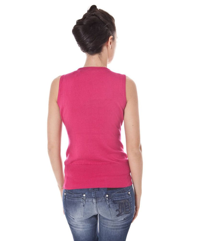 Datch Pink Cotton Waistcoat