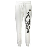 Cavalli Class White Cotton Pant