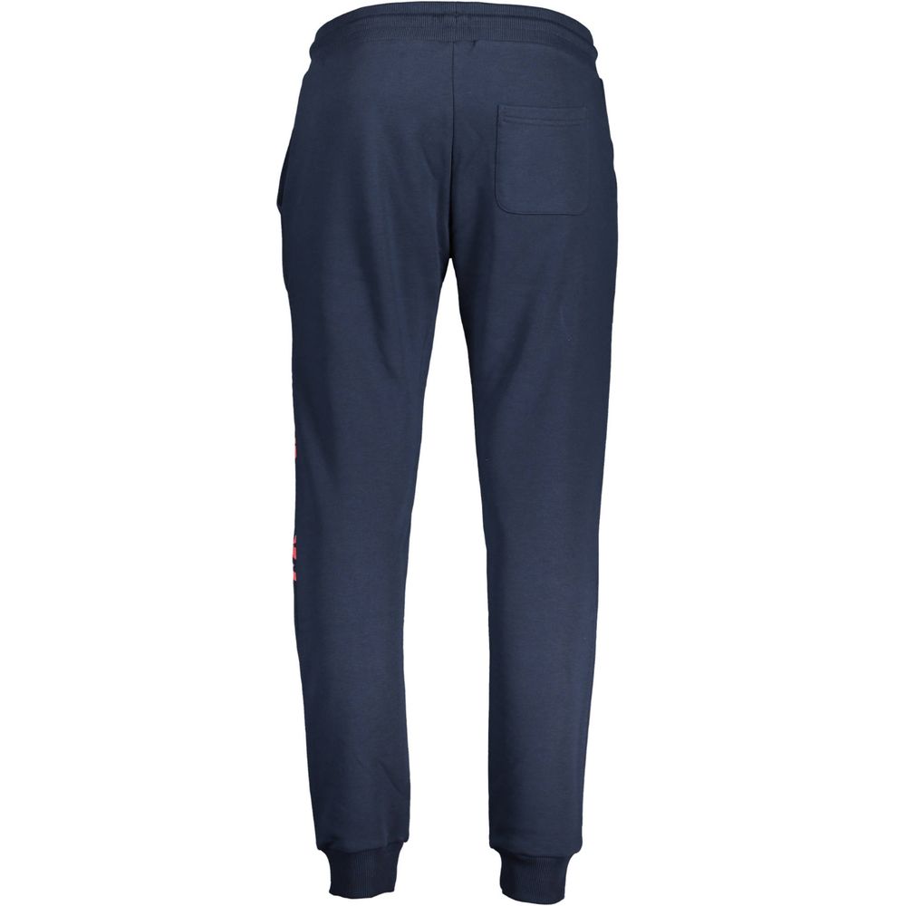Cavalli Class Blue Cotton Pant