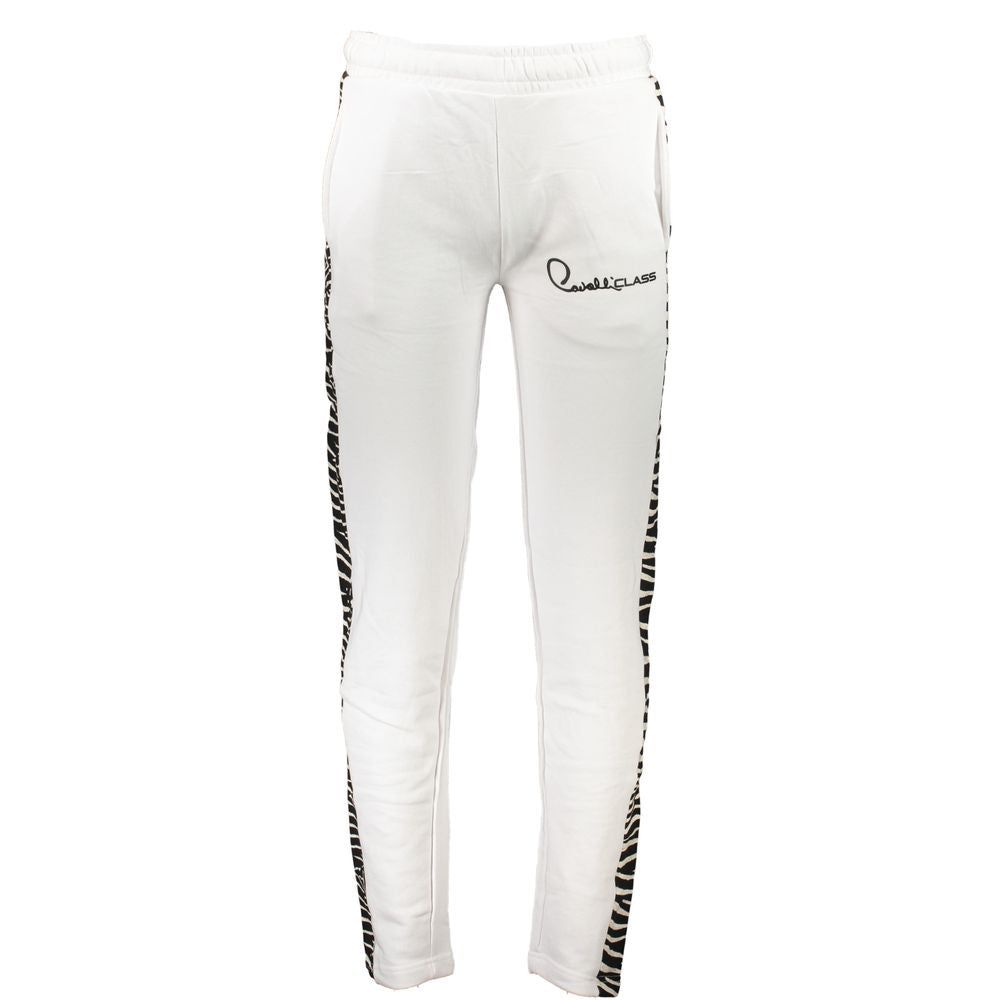 Cavalli Class Cavalli Class White Cotton Pant (Italian Size MEN: S, nan: nan, nan: nan)