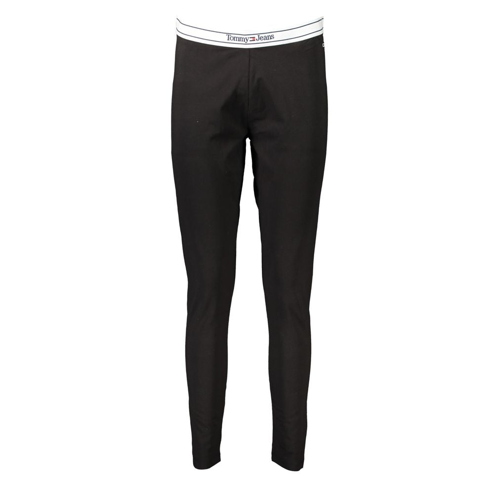 Tommy Hilfiger Black Cotton Pant