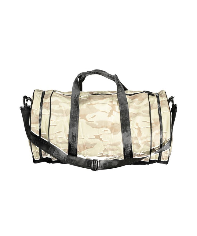 Blauer Beige Polyester Handbag