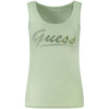 Guess Jeans Green Cotton Tank Top