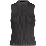 Guess Jeans Black Cotton Tank Top