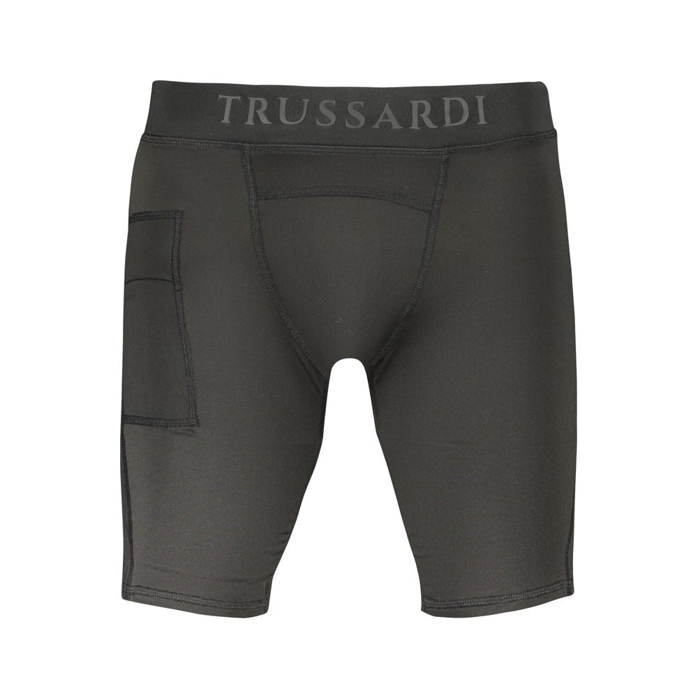Trussardi Trussardi Black Polyester Pant (Italian Size MEN: S, nan: nan, nan: nan)
