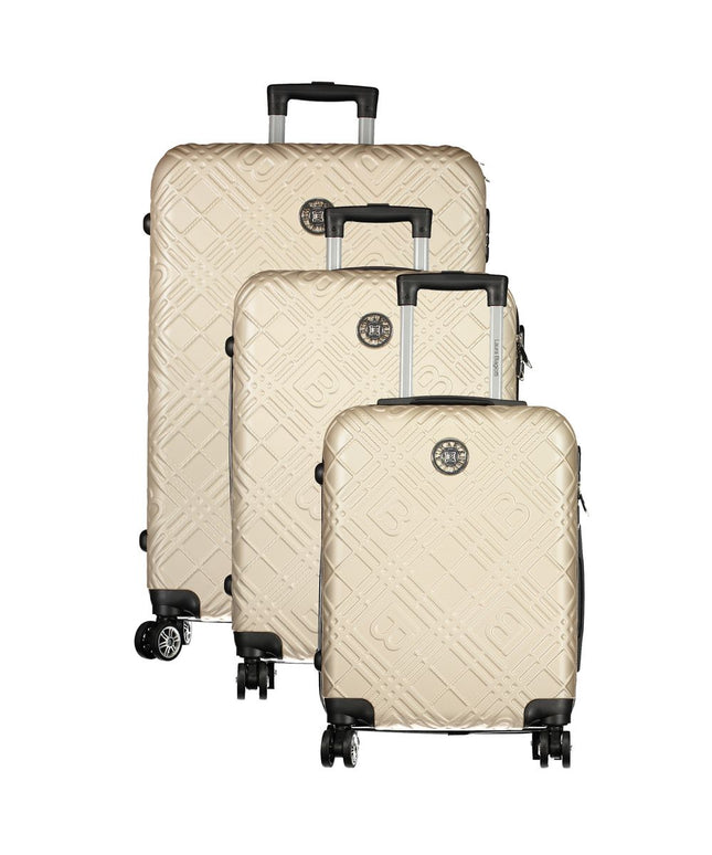 Laura Biagiotti Gold Polyethylene Luggage And Travel