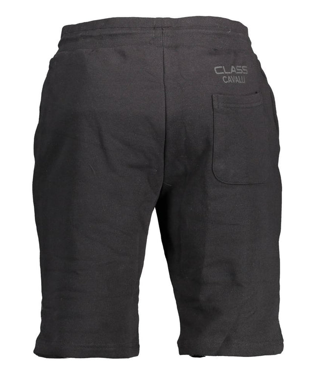 Cavalli Class Black Cotton Pant