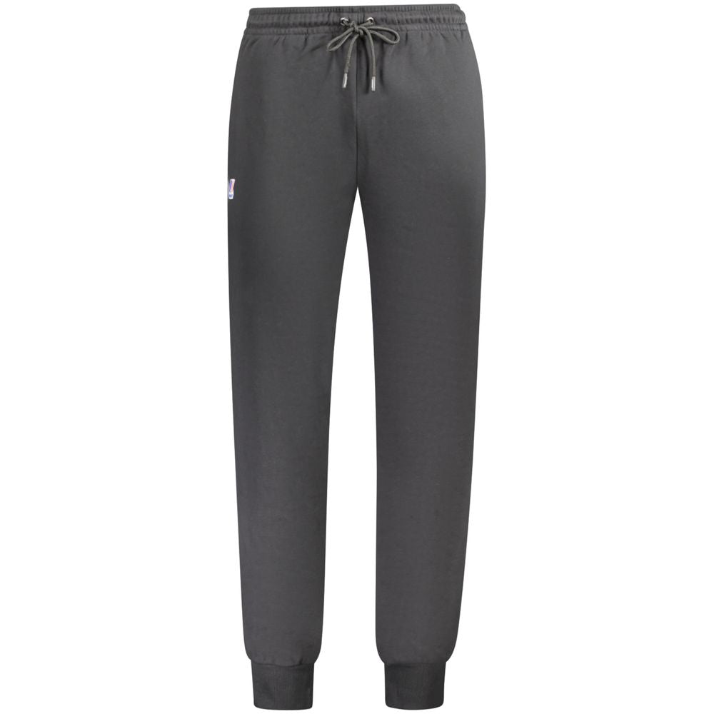 K-WAY K-WAY Black Cotton Pant (Italian Size MEN: XS, nan: nan, nan: nan)