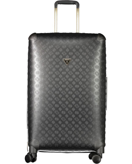 Guess Jeans Black Polyethylene Luggage And Travel