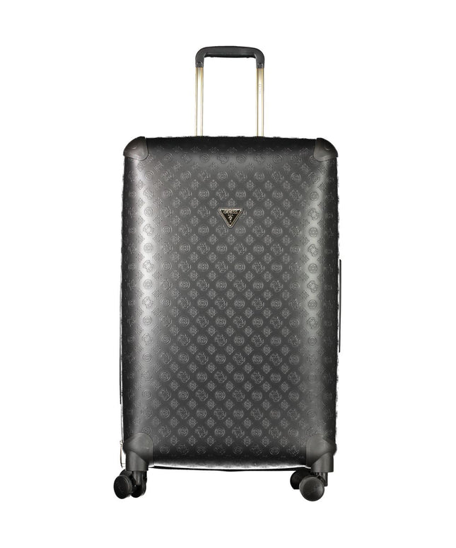 Guess Jeans Black Polyethylene Luggage And Travel