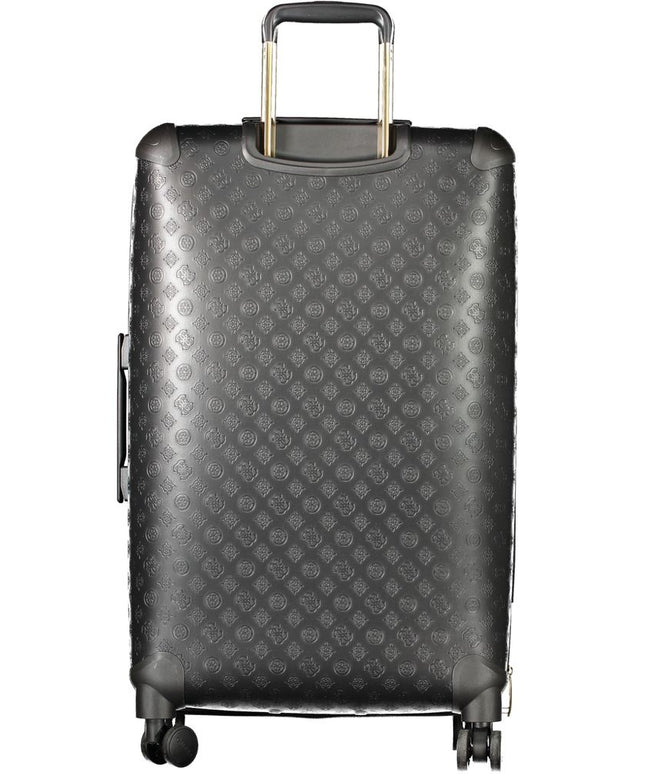 Guess Jeans Black Polyethylene Luggage And Travel