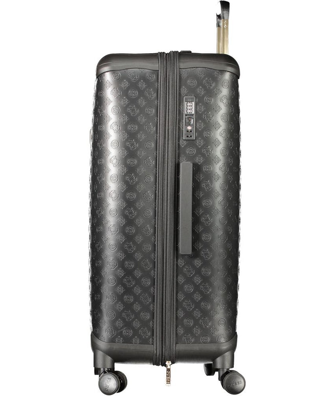 Guess Jeans Black Polyethylene Luggage And Travel