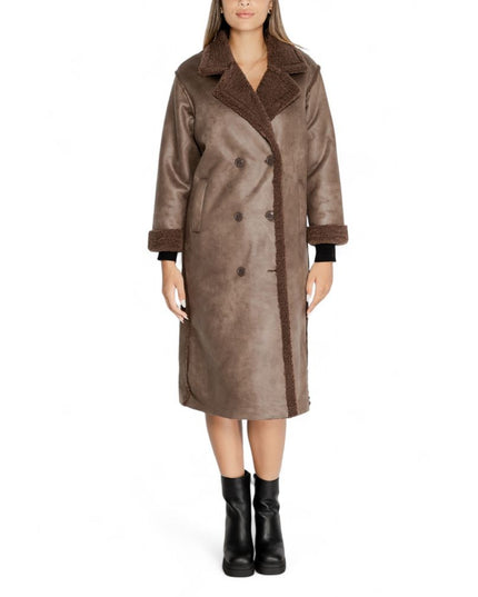Cleré Brown Polyester Coat