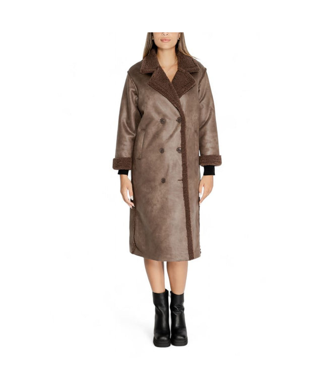 Cleré Brown Polyester Coat