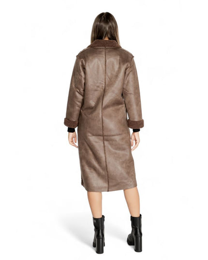 Cleré Brown Polyester Coat