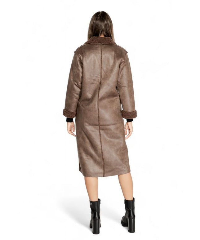 Cleré Brown Polyester Coat