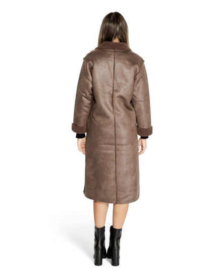 Cleré Brown Polyester Coat