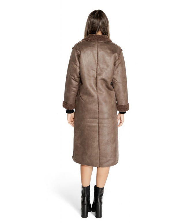 Cleré Brown Polyester Coat