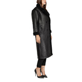 Cleré Black Polyester Coat