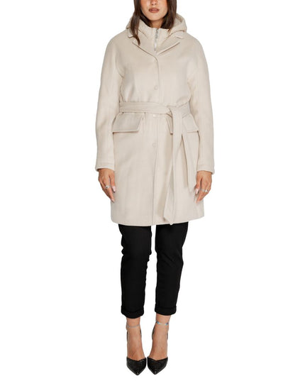 Cleré Beige Polyester Coat