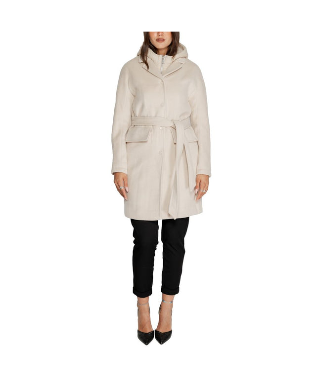 Cleré Beige Polyester Coat