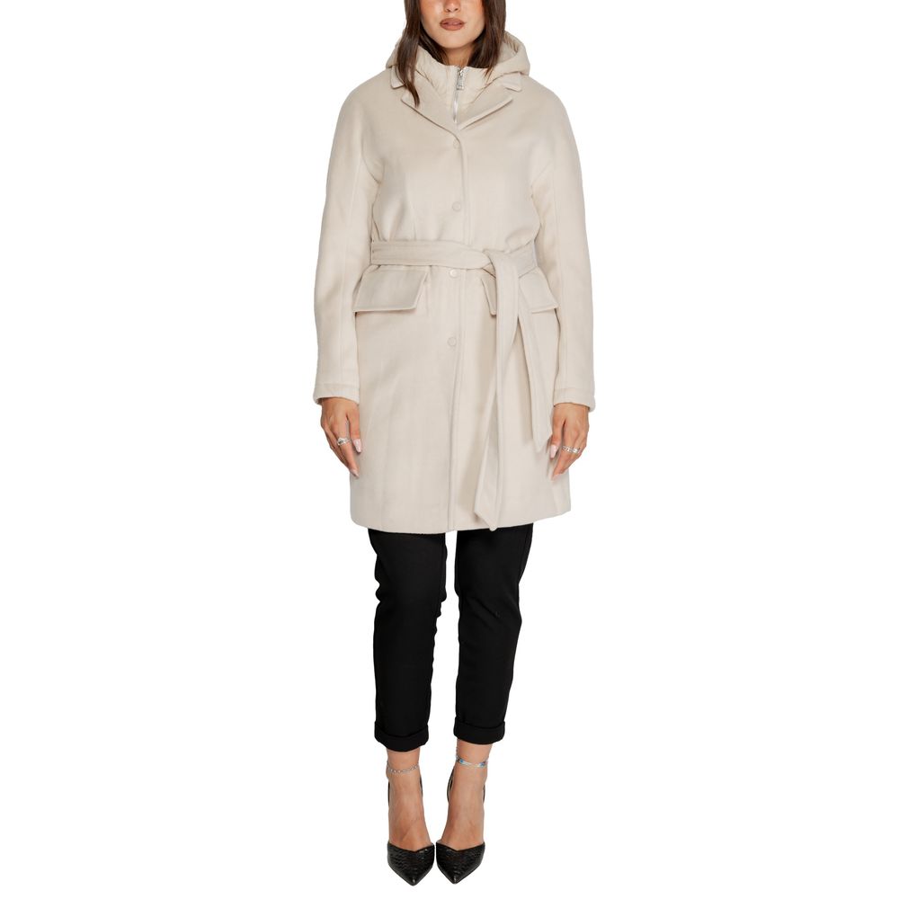 Cleré Beige Polyester Coat