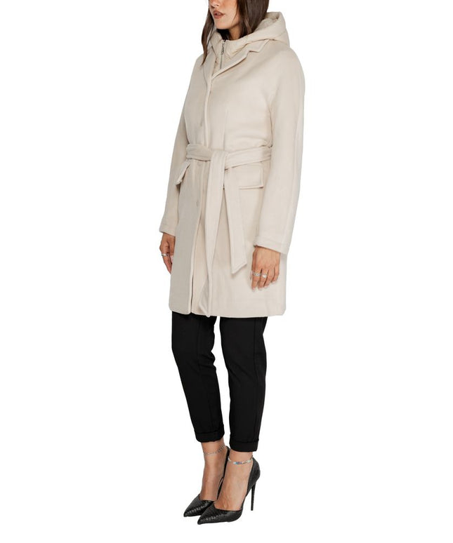 Cleré Beige Polyester Coat