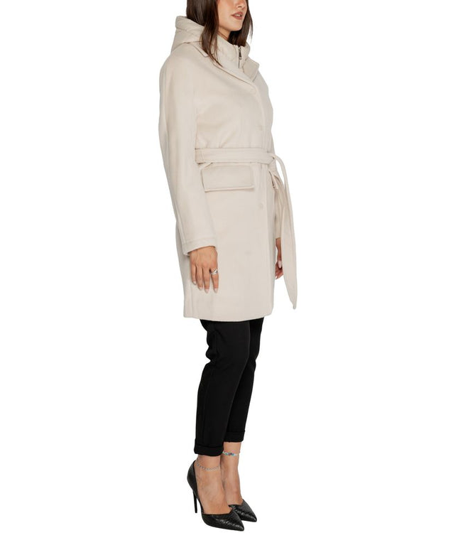 Cleré Beige Polyester Coat