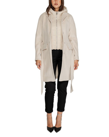 Cleré Beige Polyester Coat
