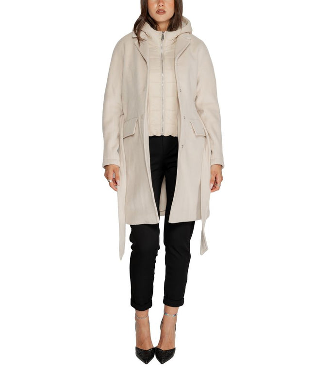 Cleré Beige Polyester Coat