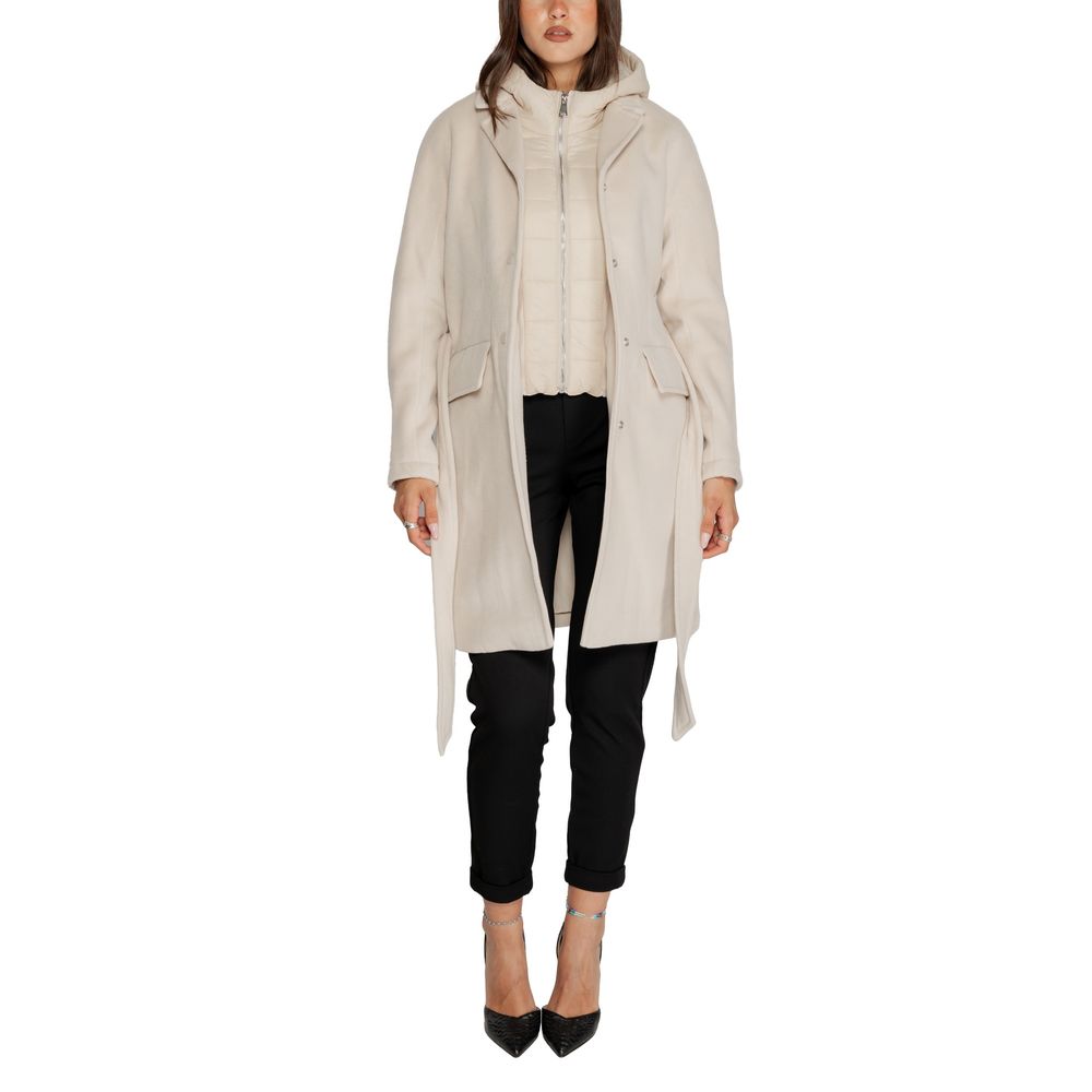 Cleré Beige Polyester Coat