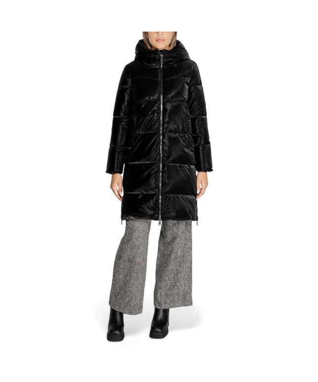 Cleré Black Polyester Jackets & Coat
