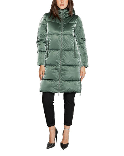 Cleré Green Polyester Jackets & Coat