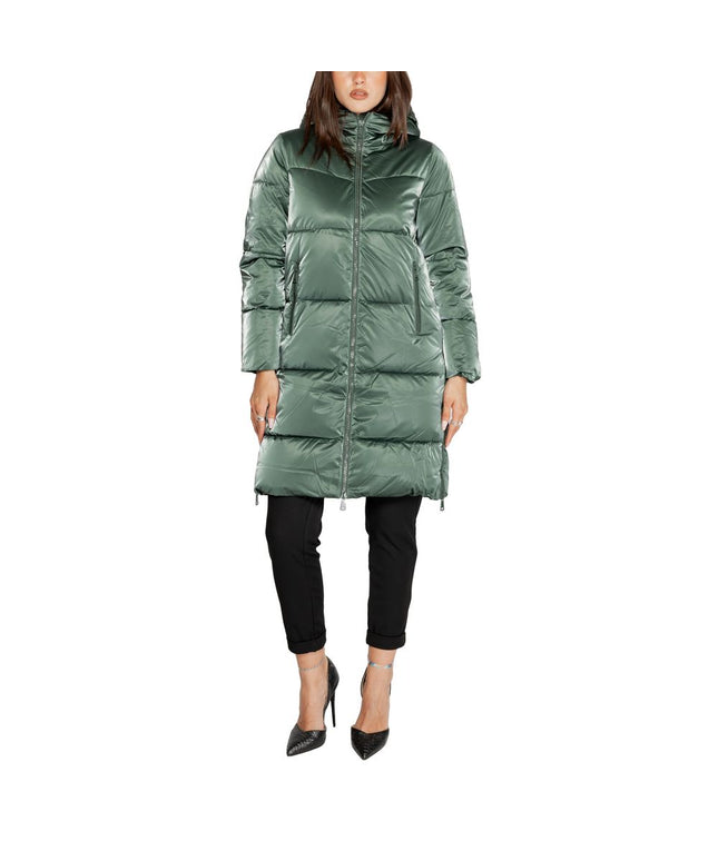 Cleré Green Polyester Jackets & Coat